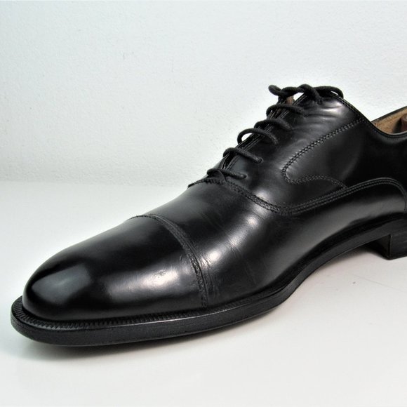 Salvatore Ferragamo Black Dress Shoes Men\'s 10.5 main image 9
